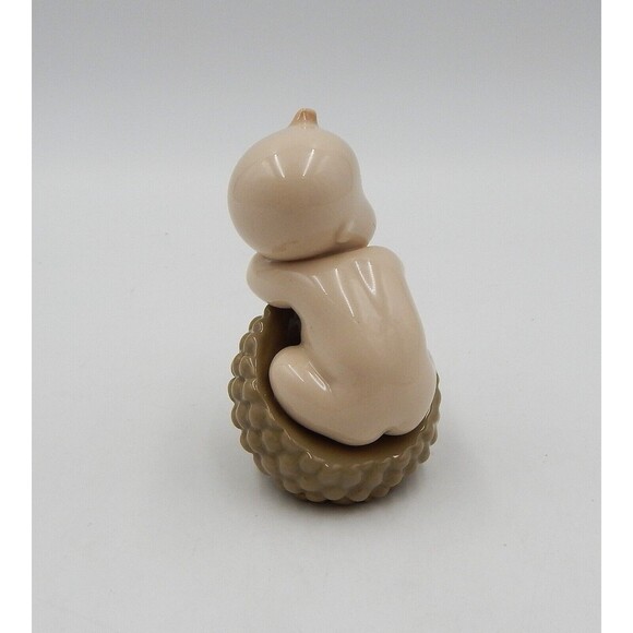 Nao By Lladro Where Do Babies Come From An Acorn #5024 Figurine Vintage 2003 - Picture 4 of 8